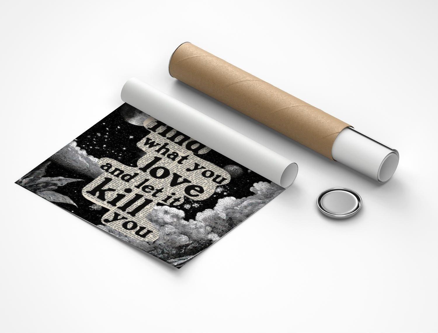 Rolled poster