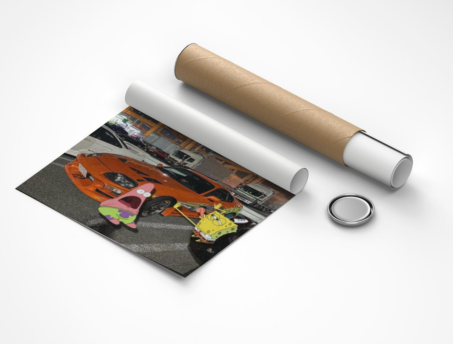 Rolled poster