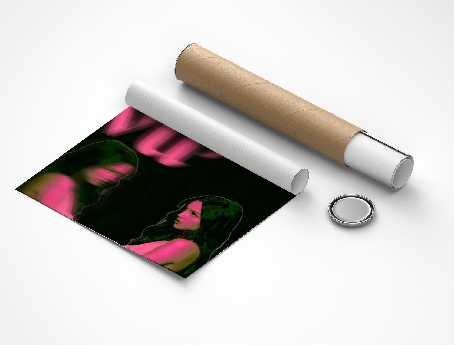 Rolled poster
