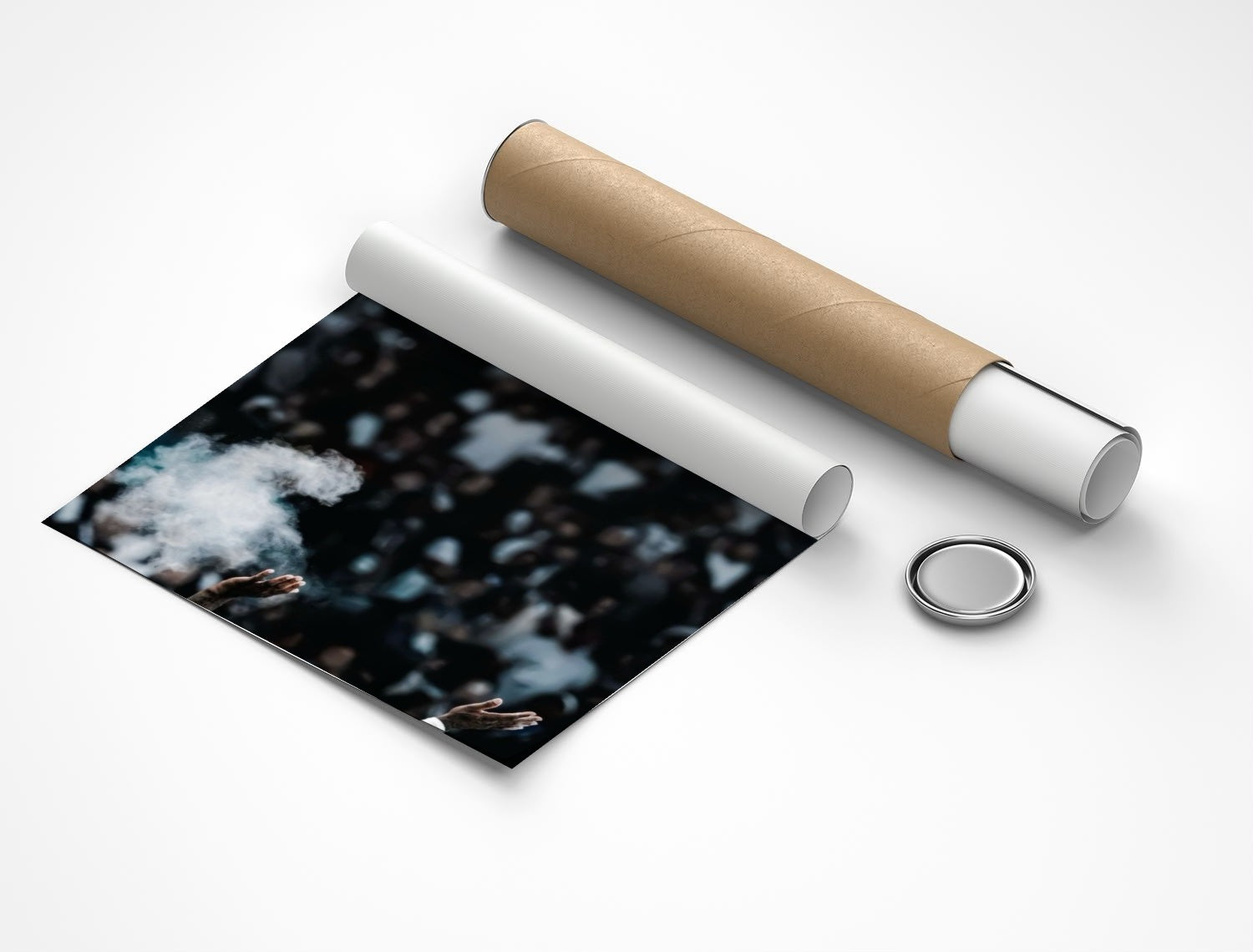 Rolled poster