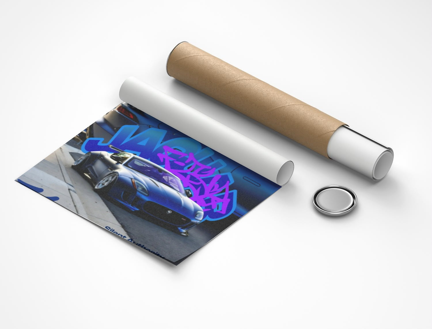 Rolled poster