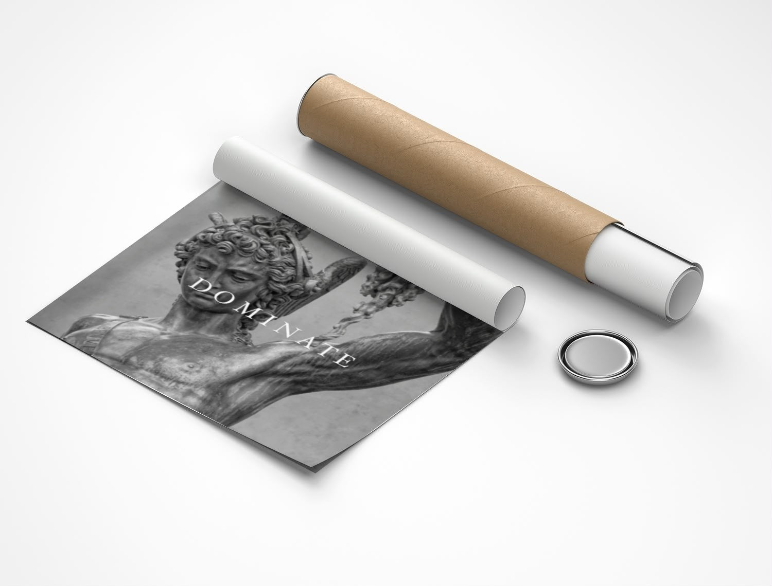 Rolled poster