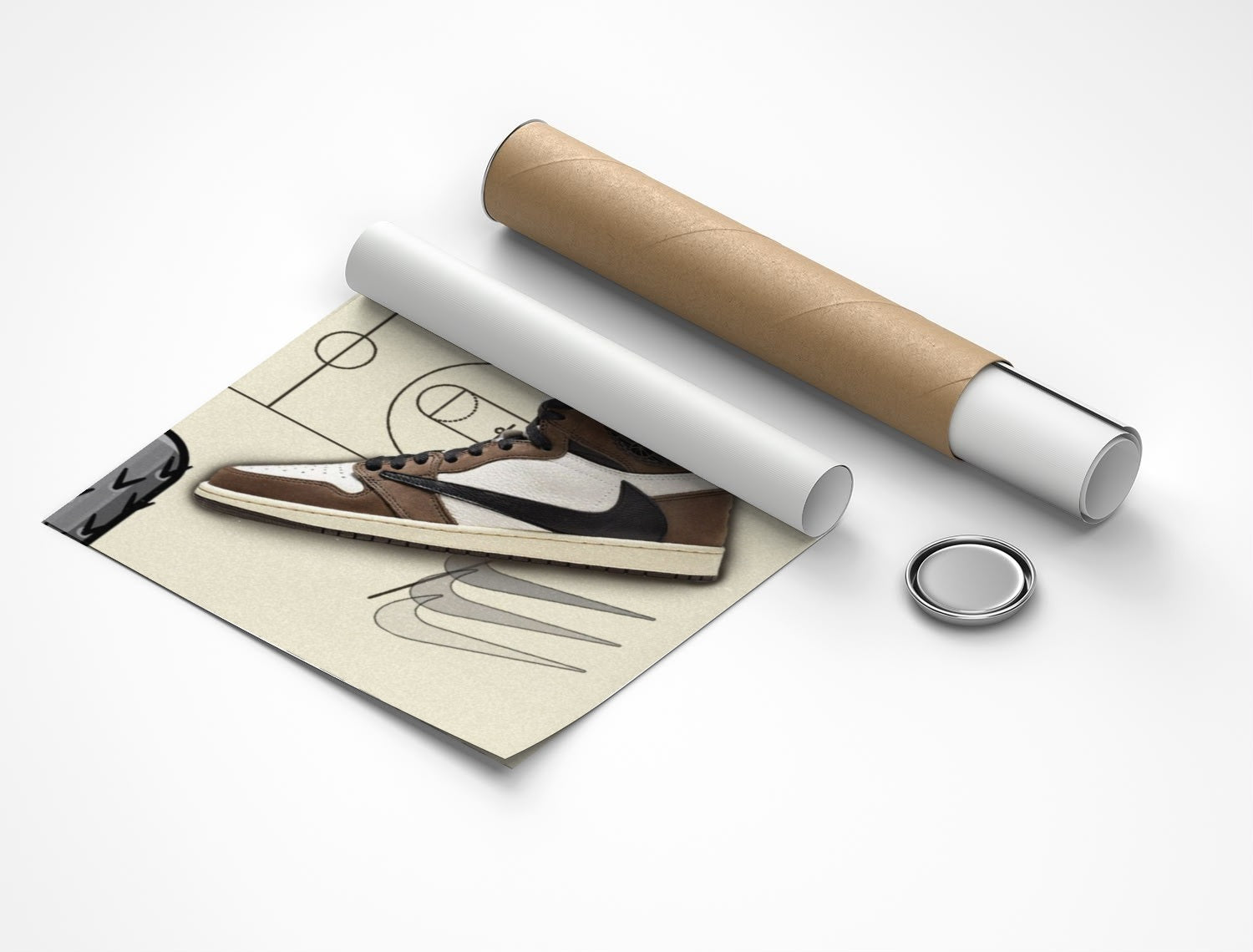 Rolled poster