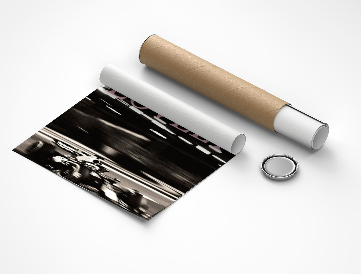 Rolled poster