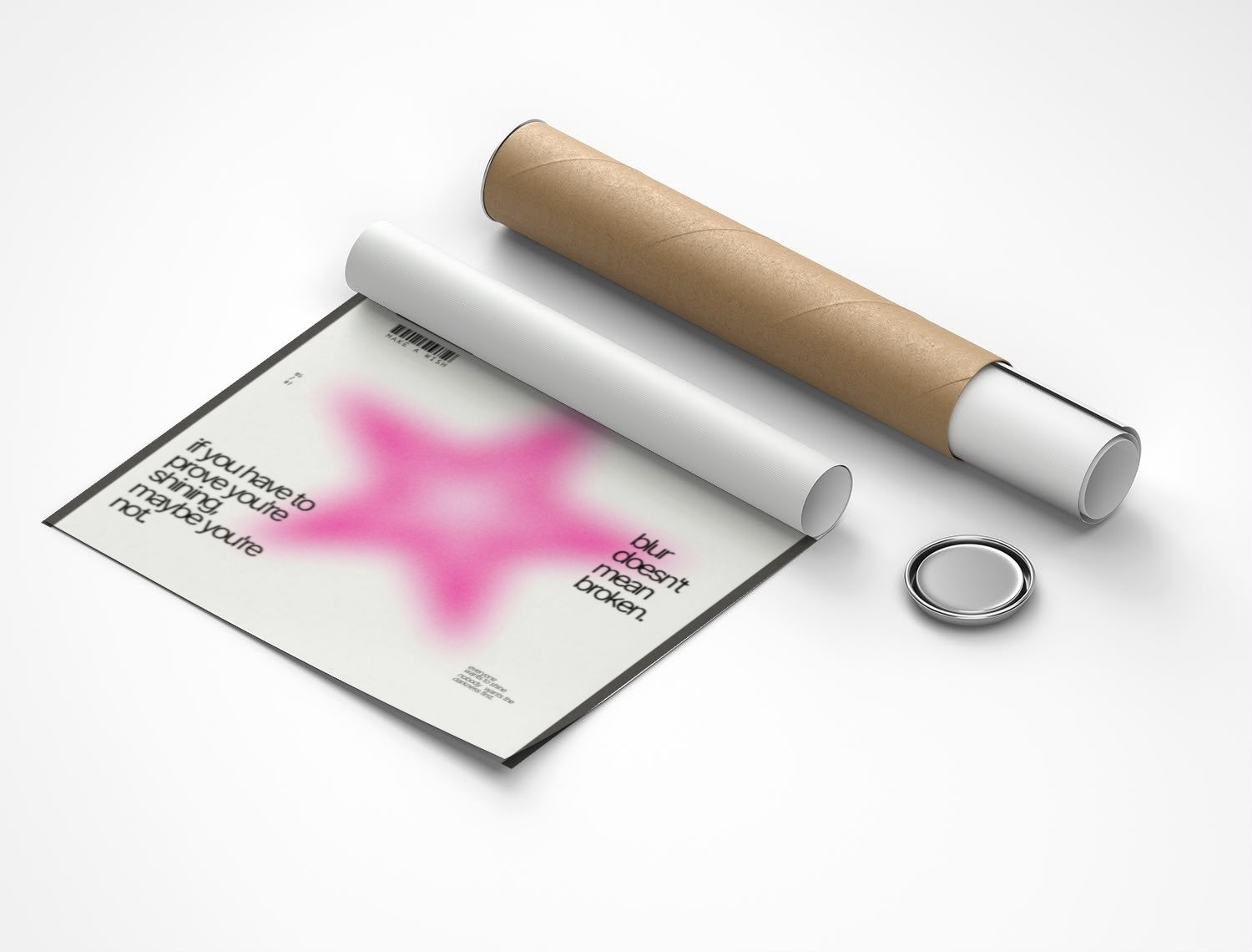 Rolled poster