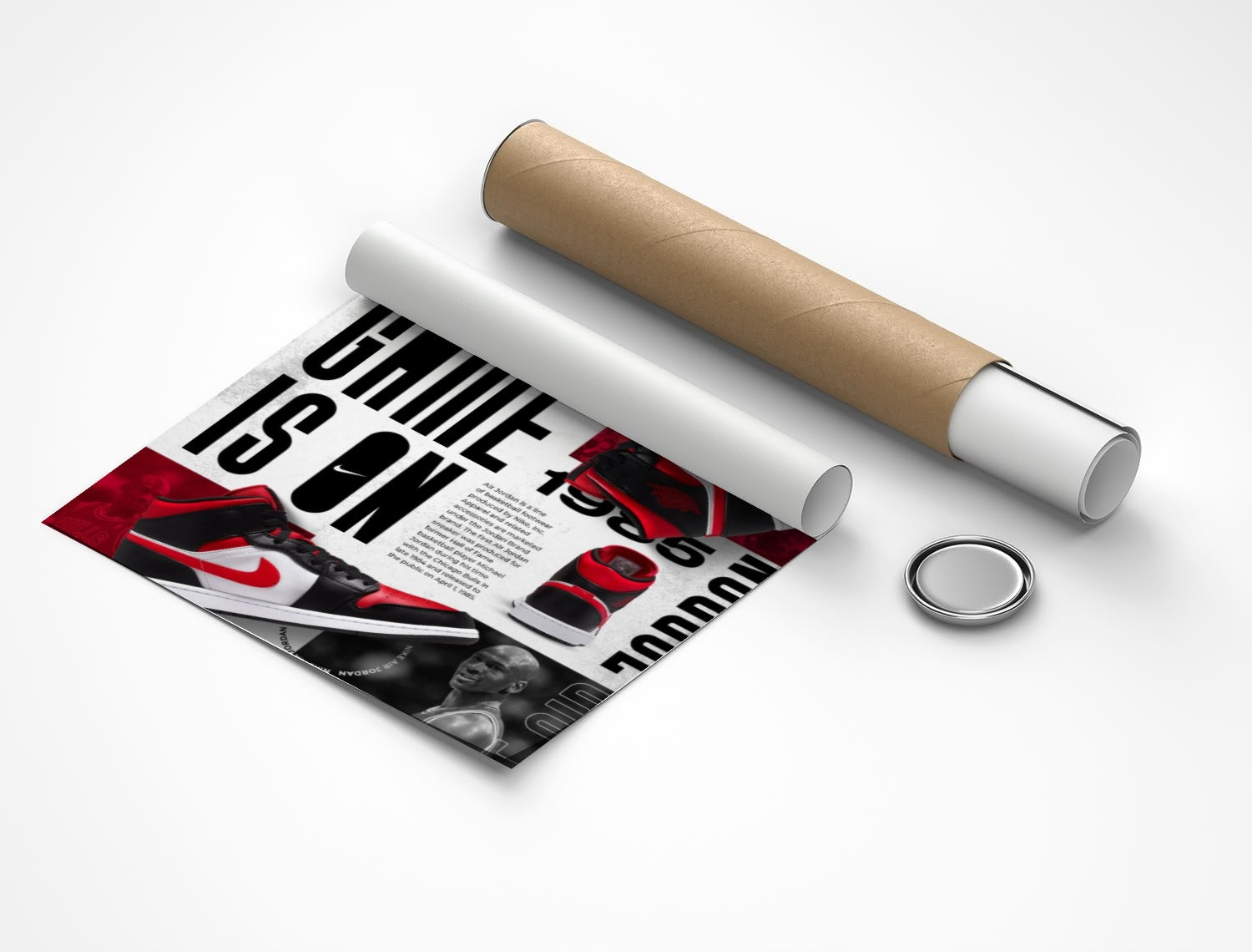 Rolled poster
