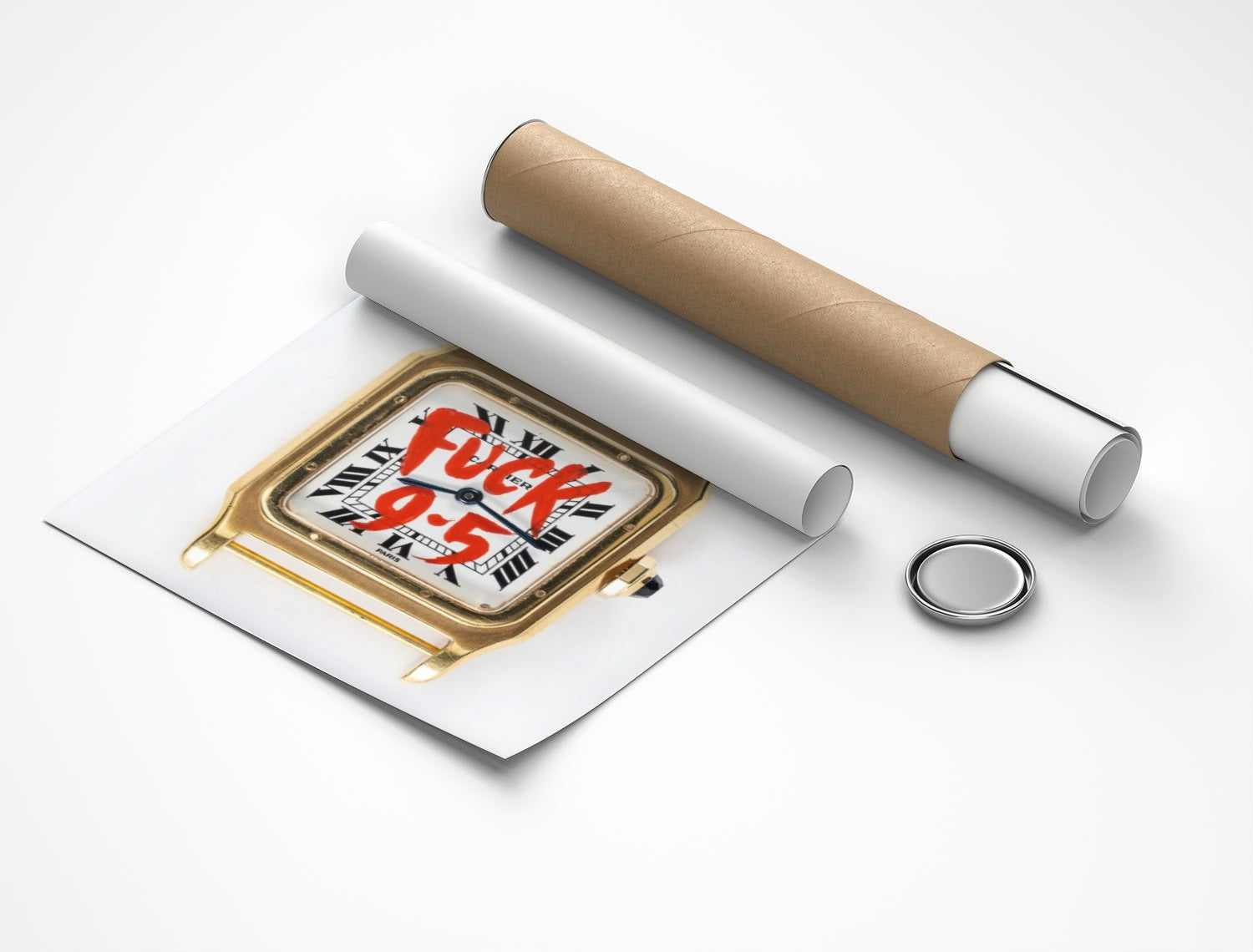 Rolled poster