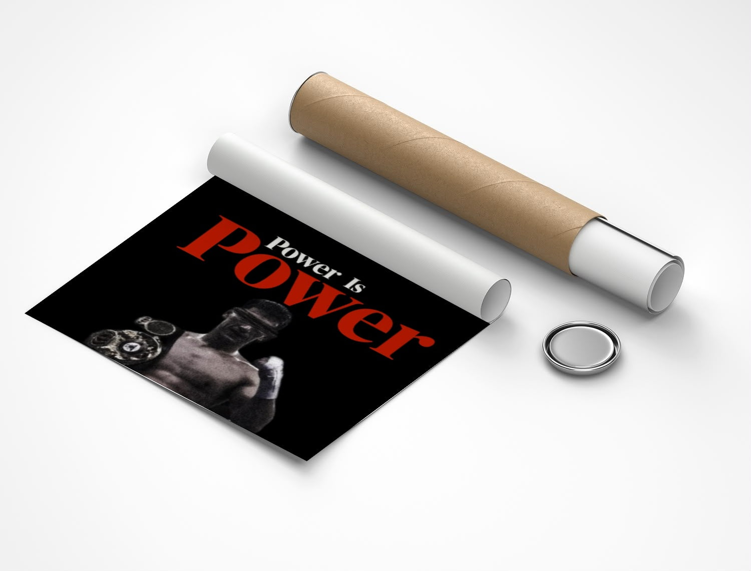Rolled poster