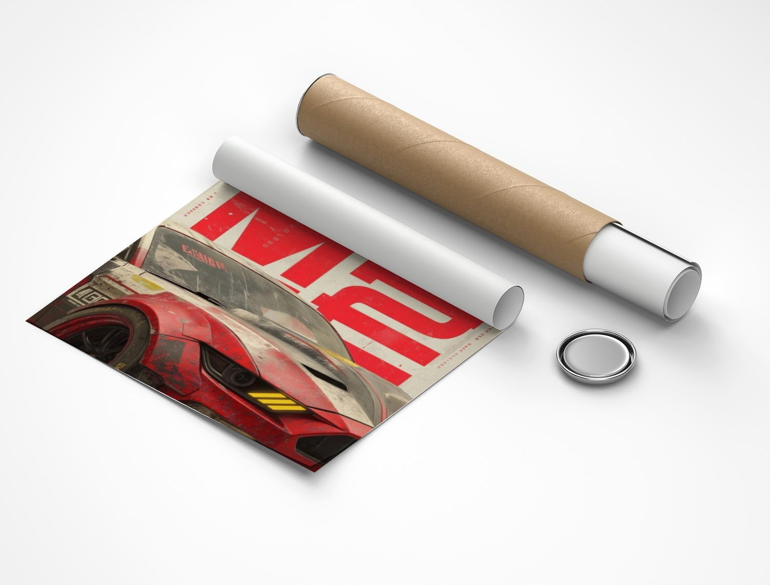 Rolled poster