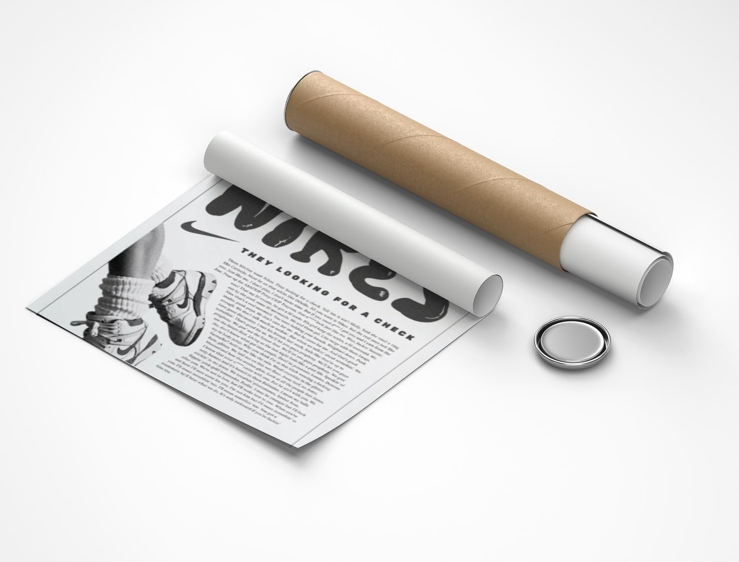 Rolled poster