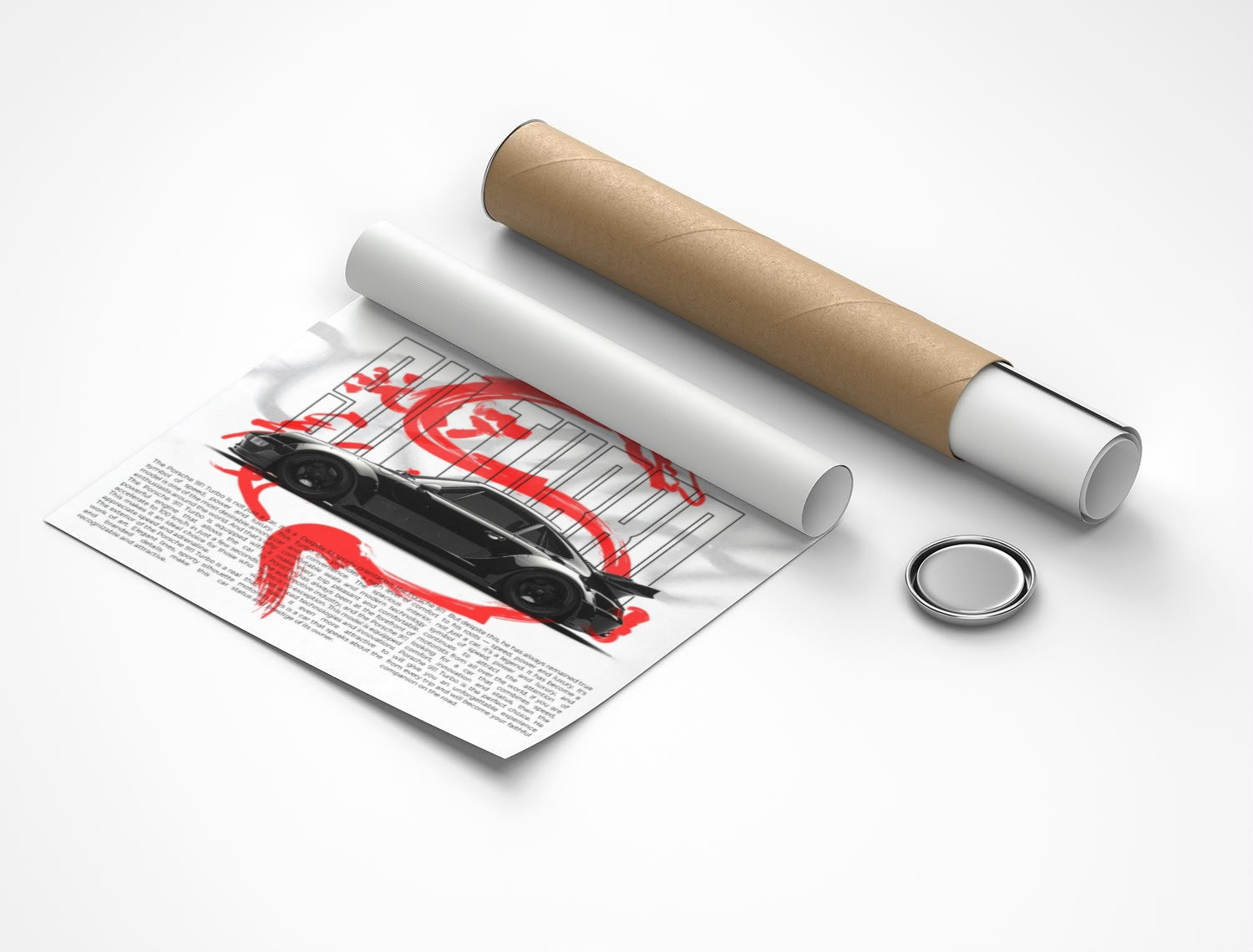 Rolled poster