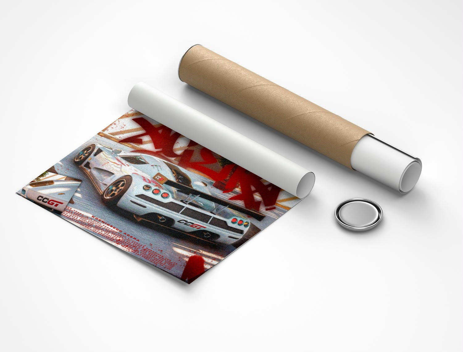 Rolled poster