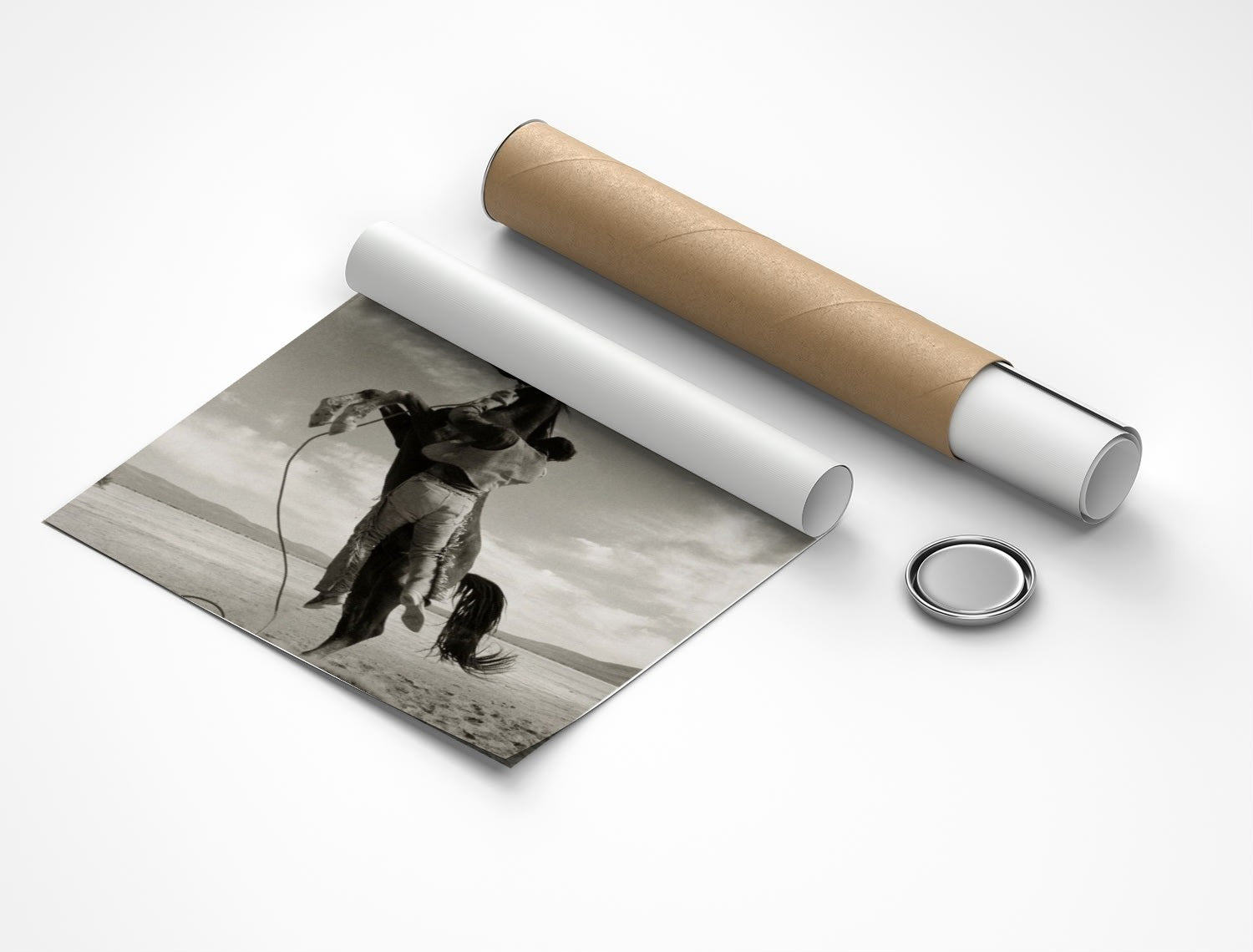 Rolled poster