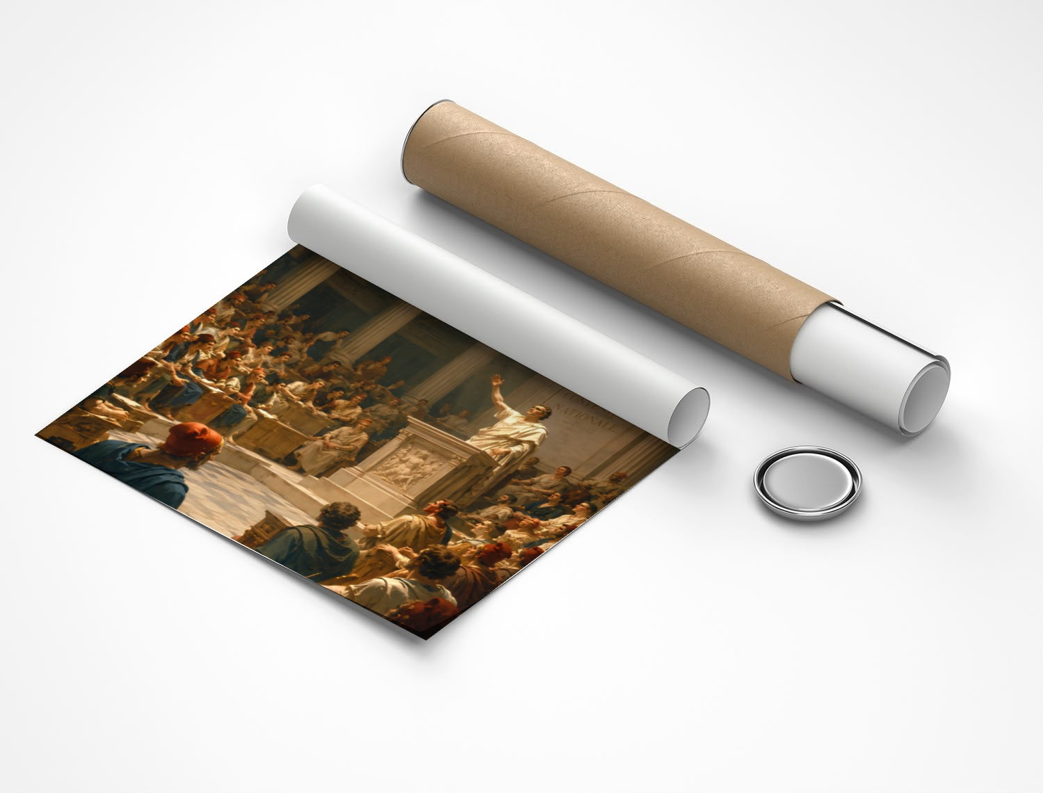 Rolled poster