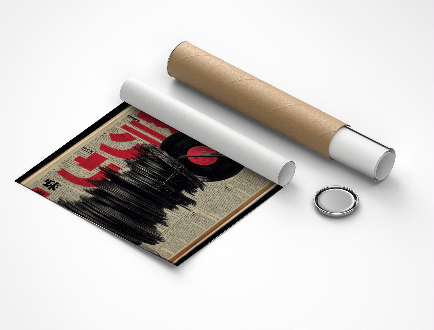 Rolled poster