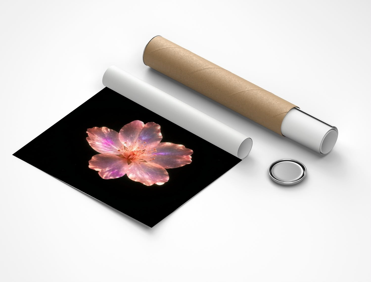 Rolled poster