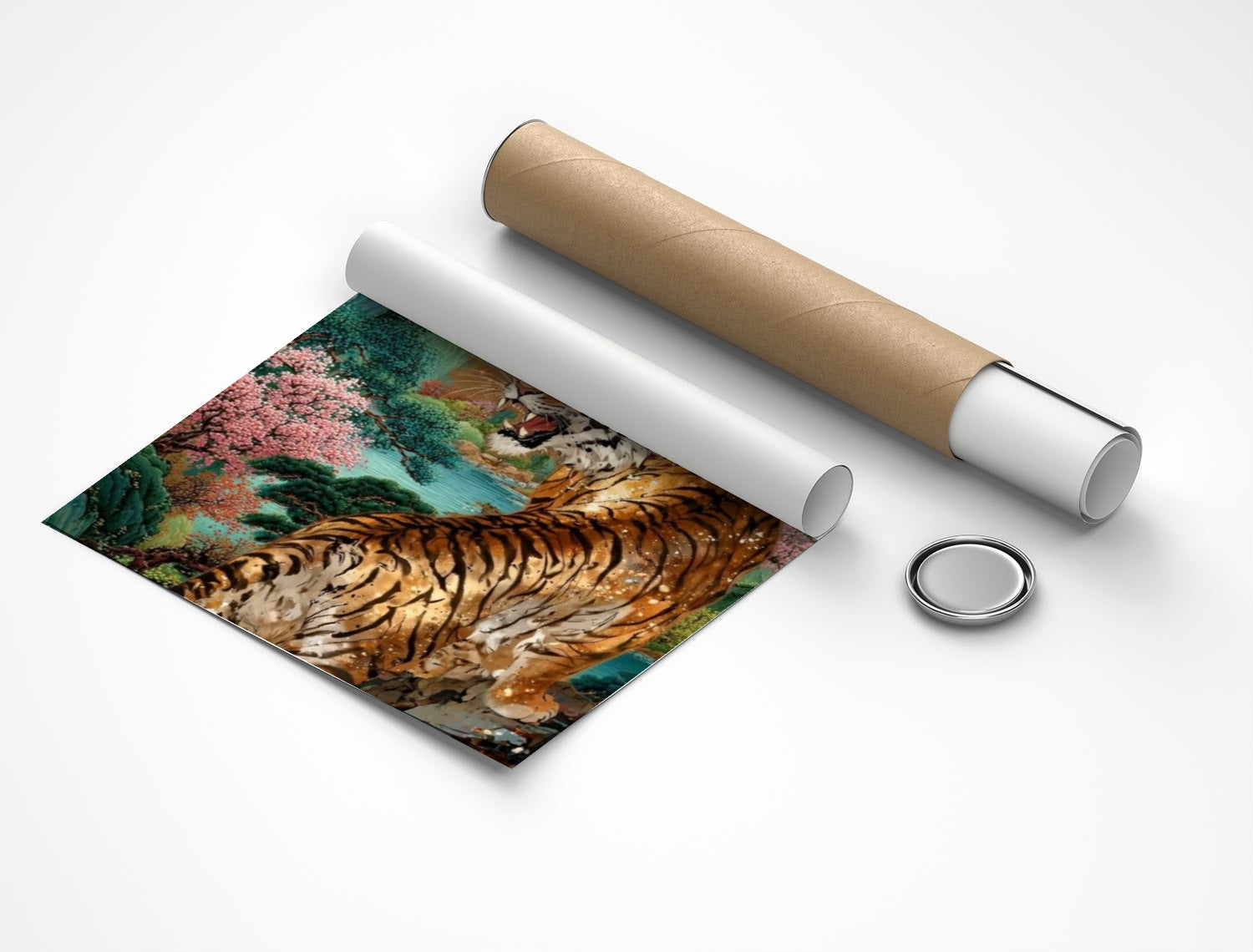 Rolled poster
