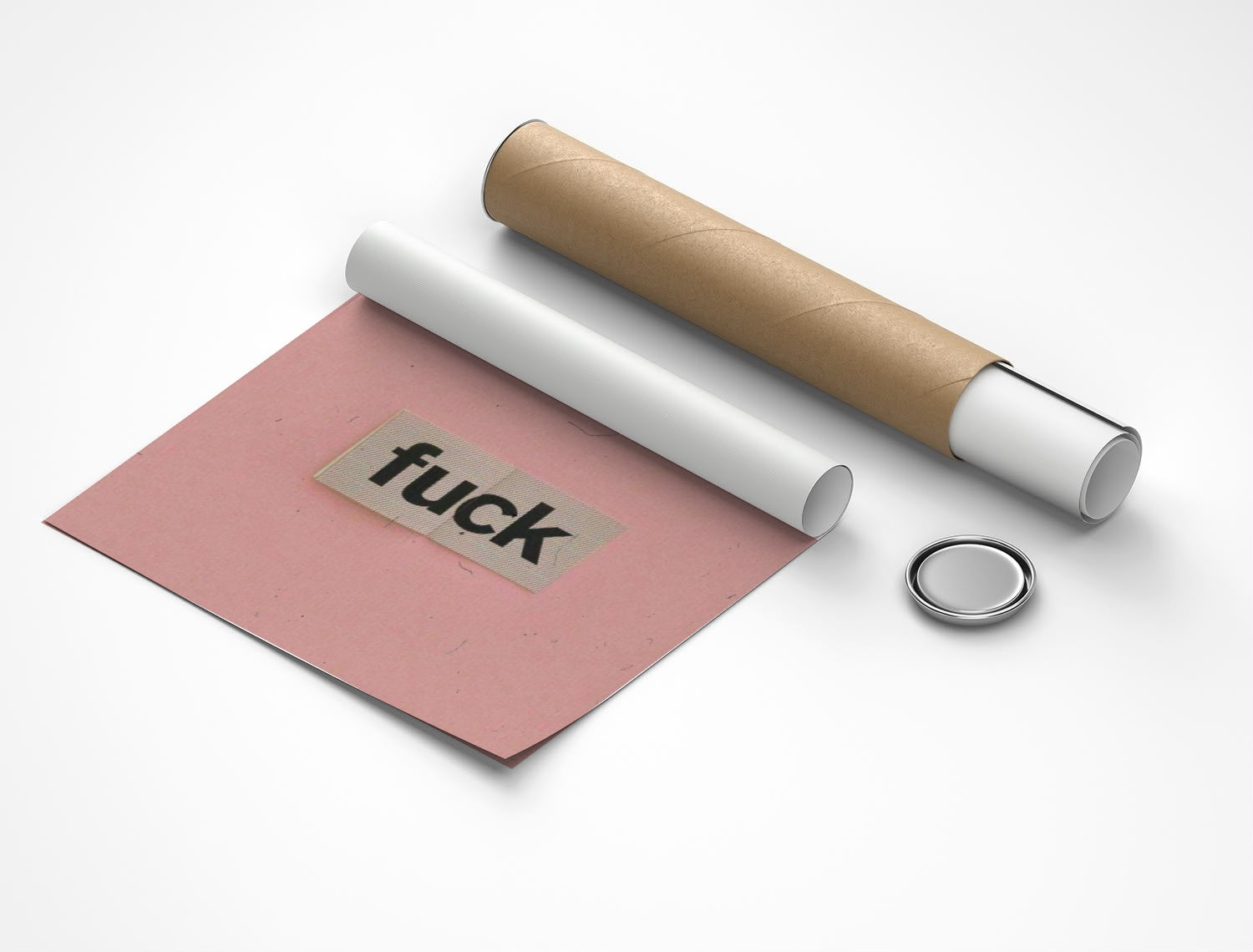 Rolled poster