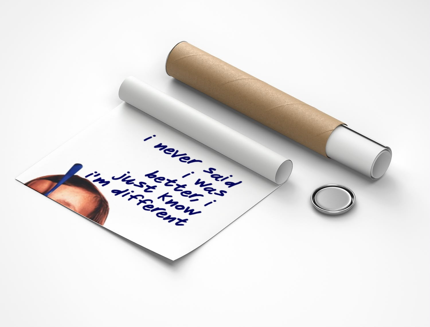 Rolled poster