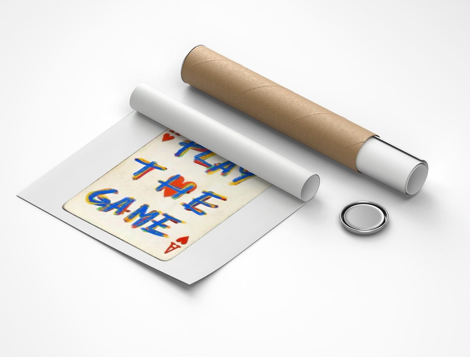 Rolled poster
