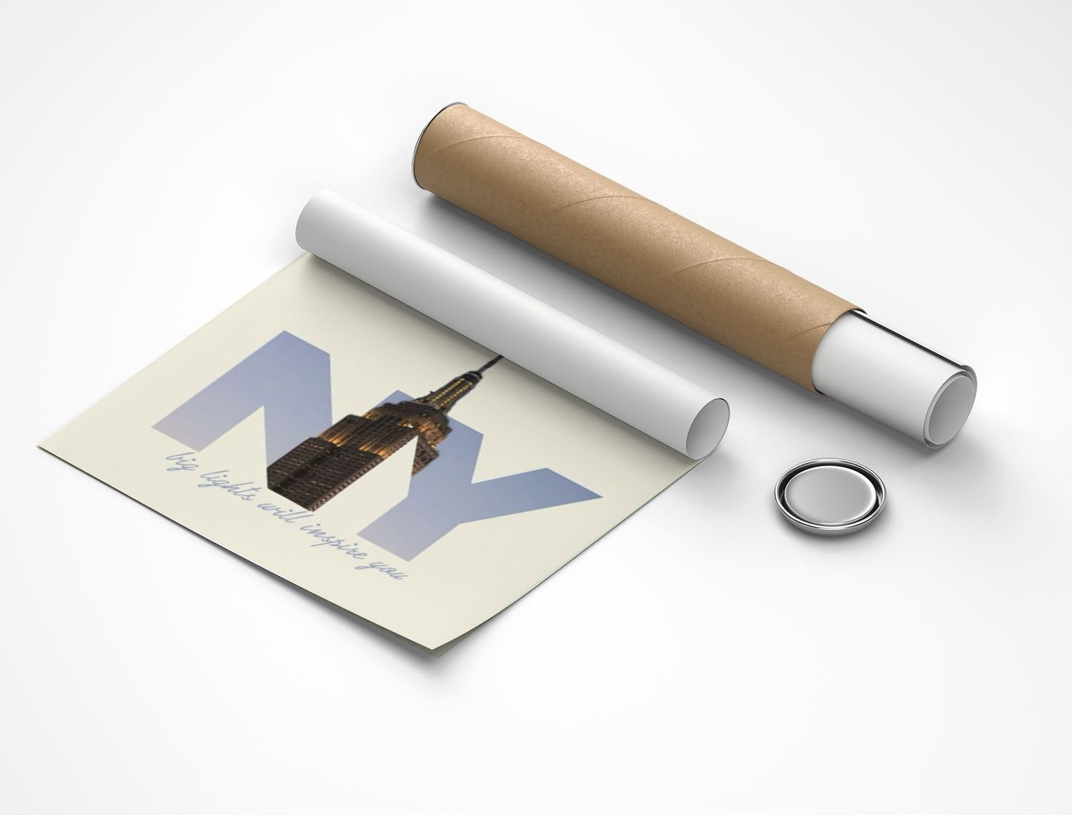 Rolled poster