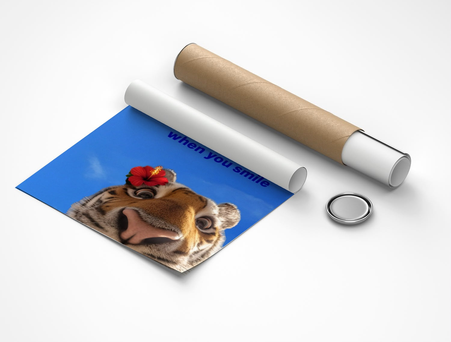 Rolled poster