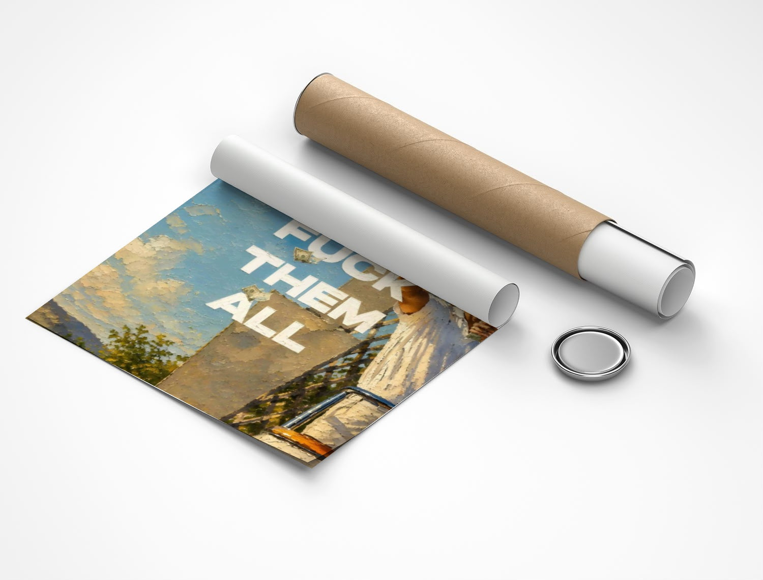Rolled poster