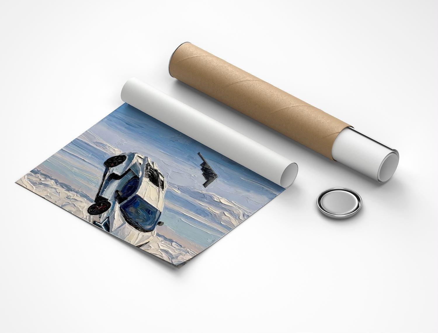 Rolled poster