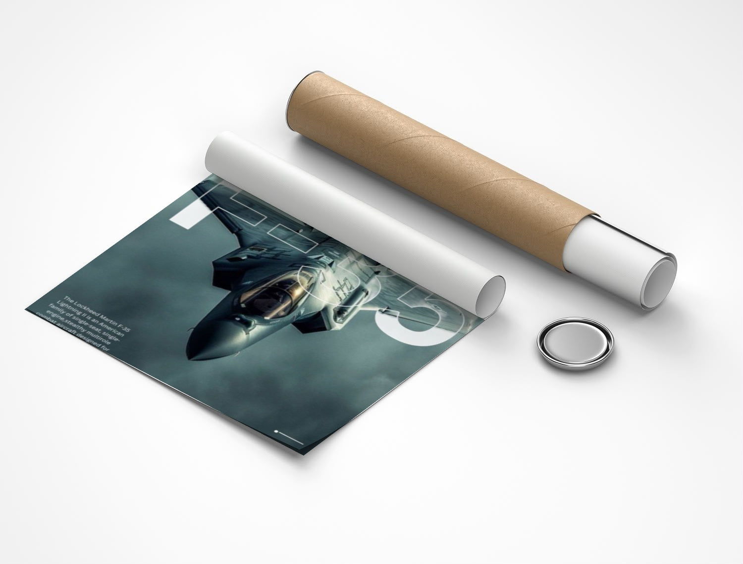 Rolled poster