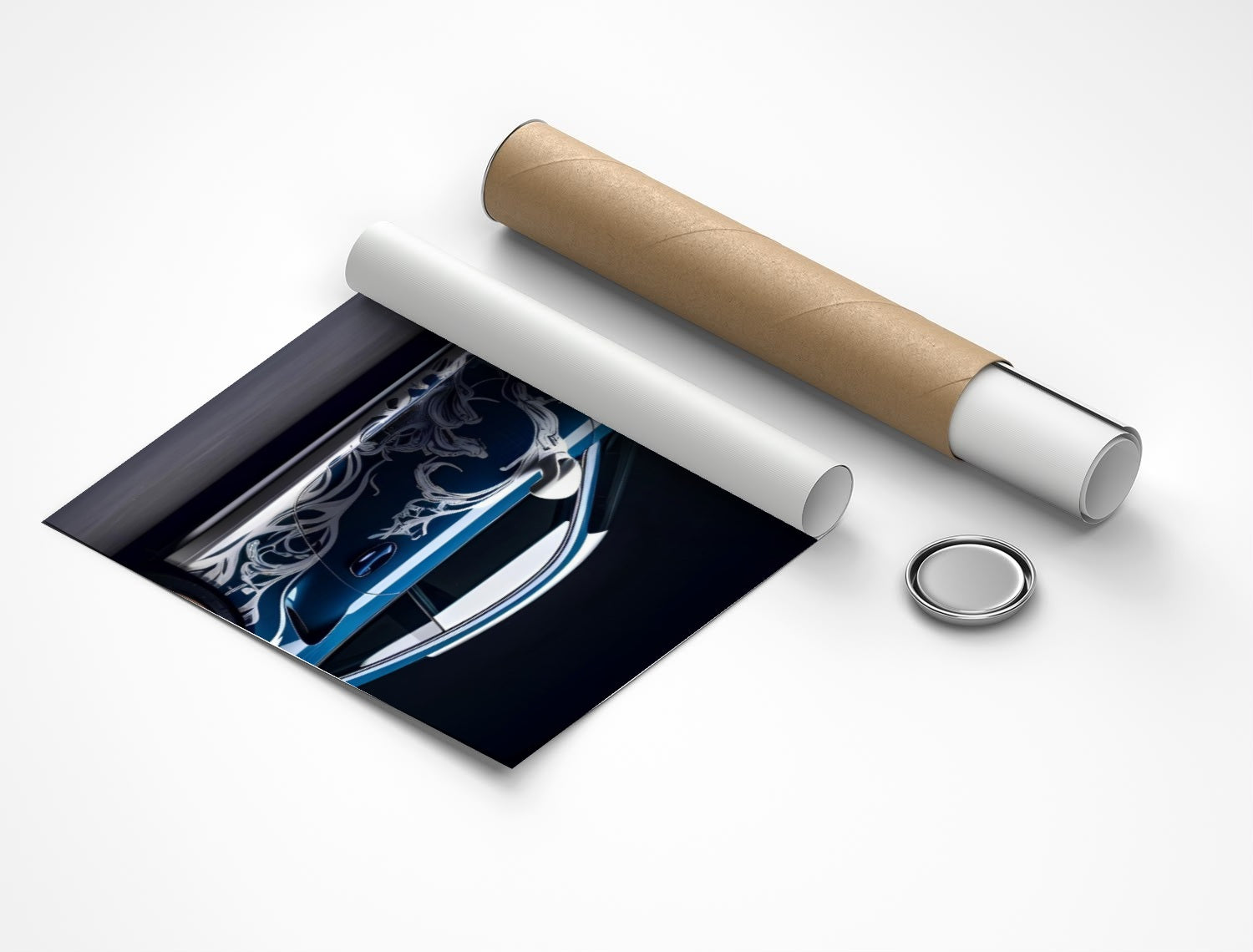 Rolled poster