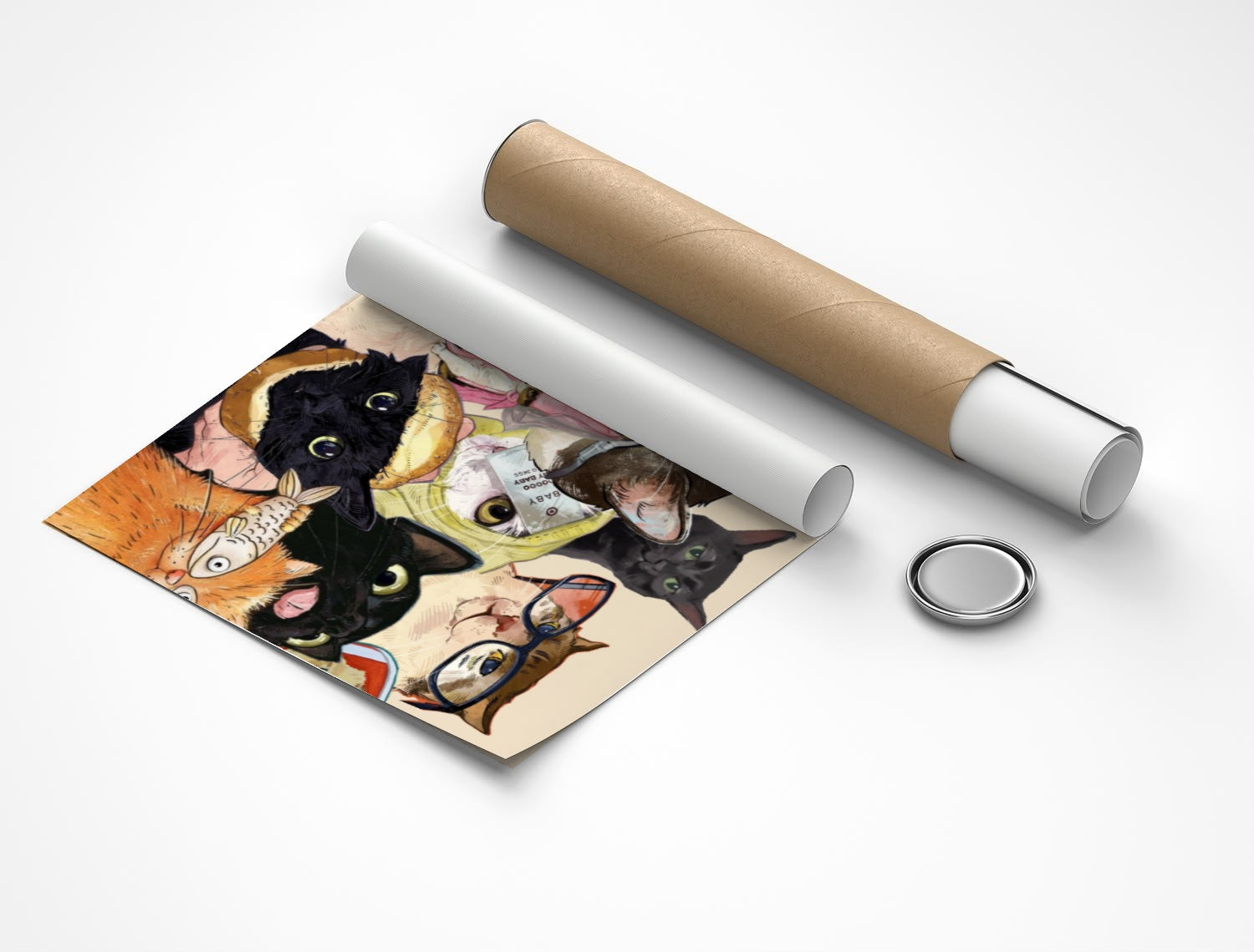 Rolled poster