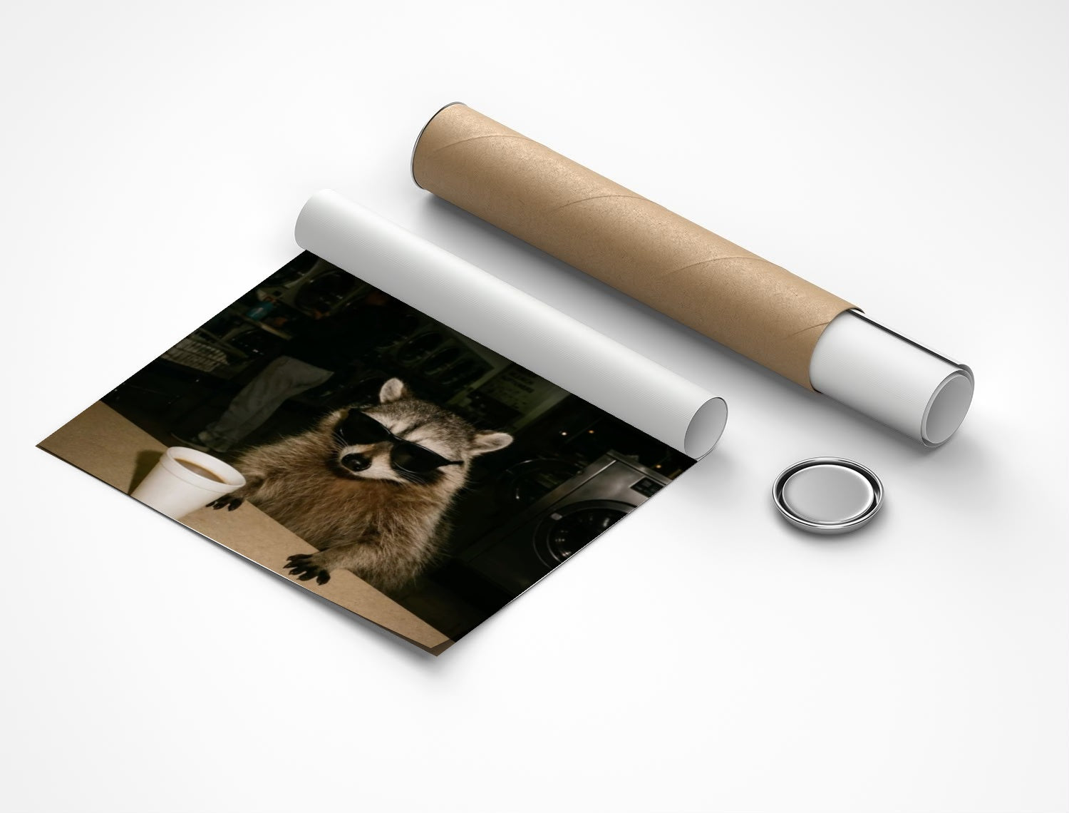 Rolled poster