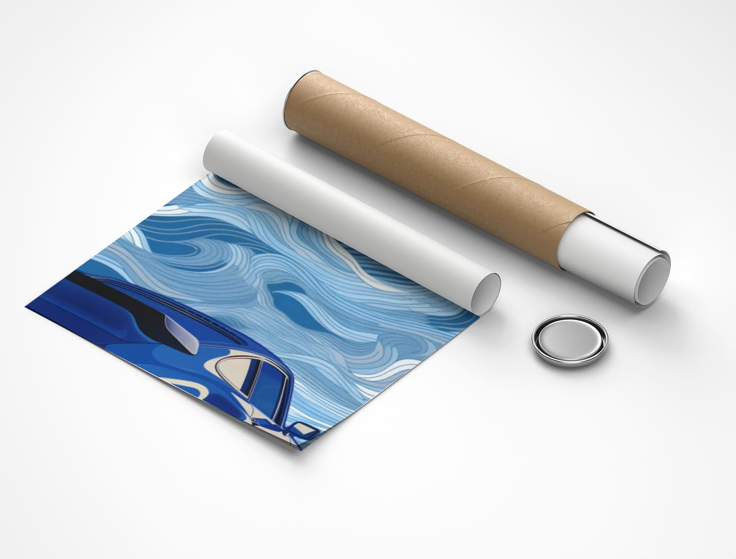 Rolled poster
