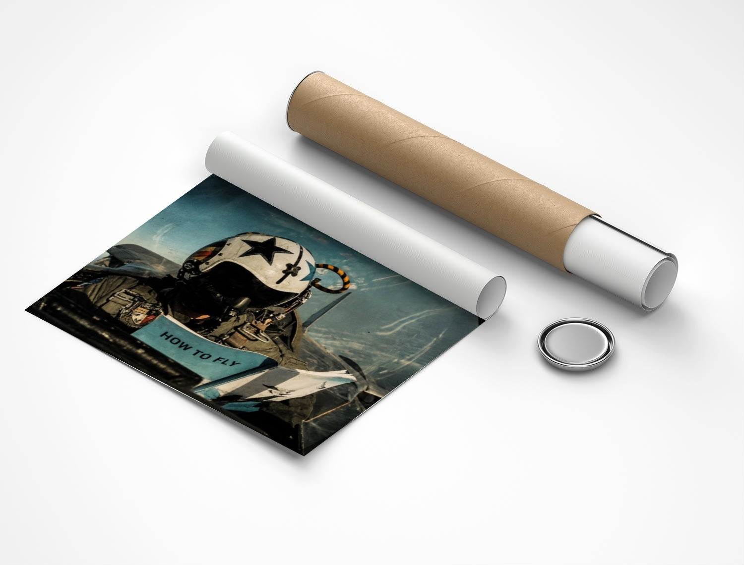 Rolled poster