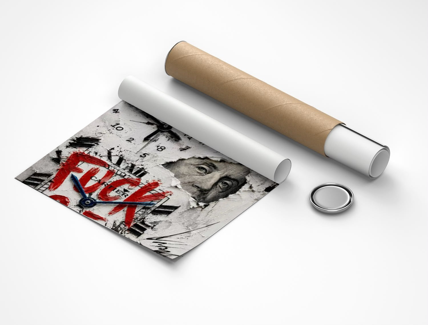 Rolled poster