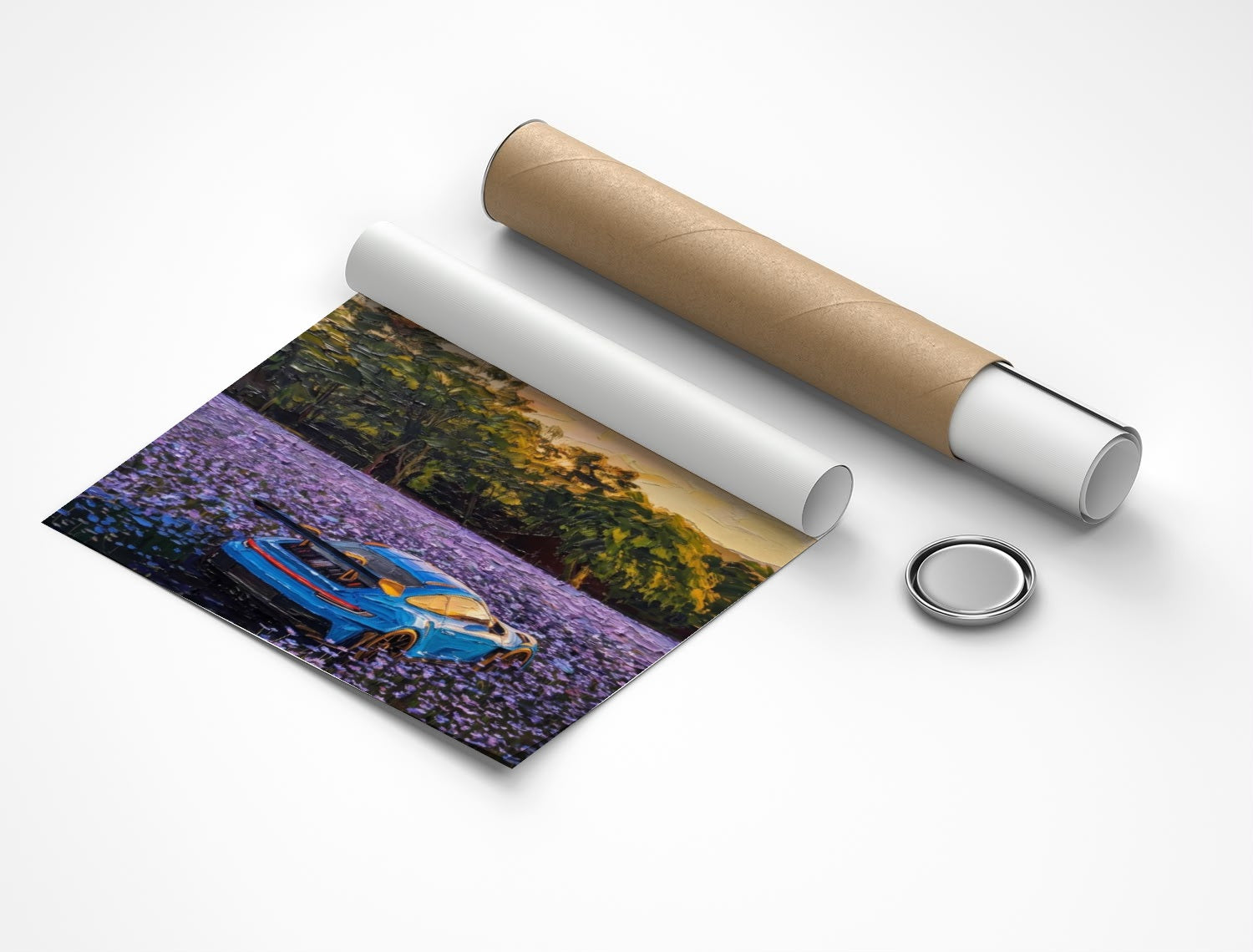 Rolled poster