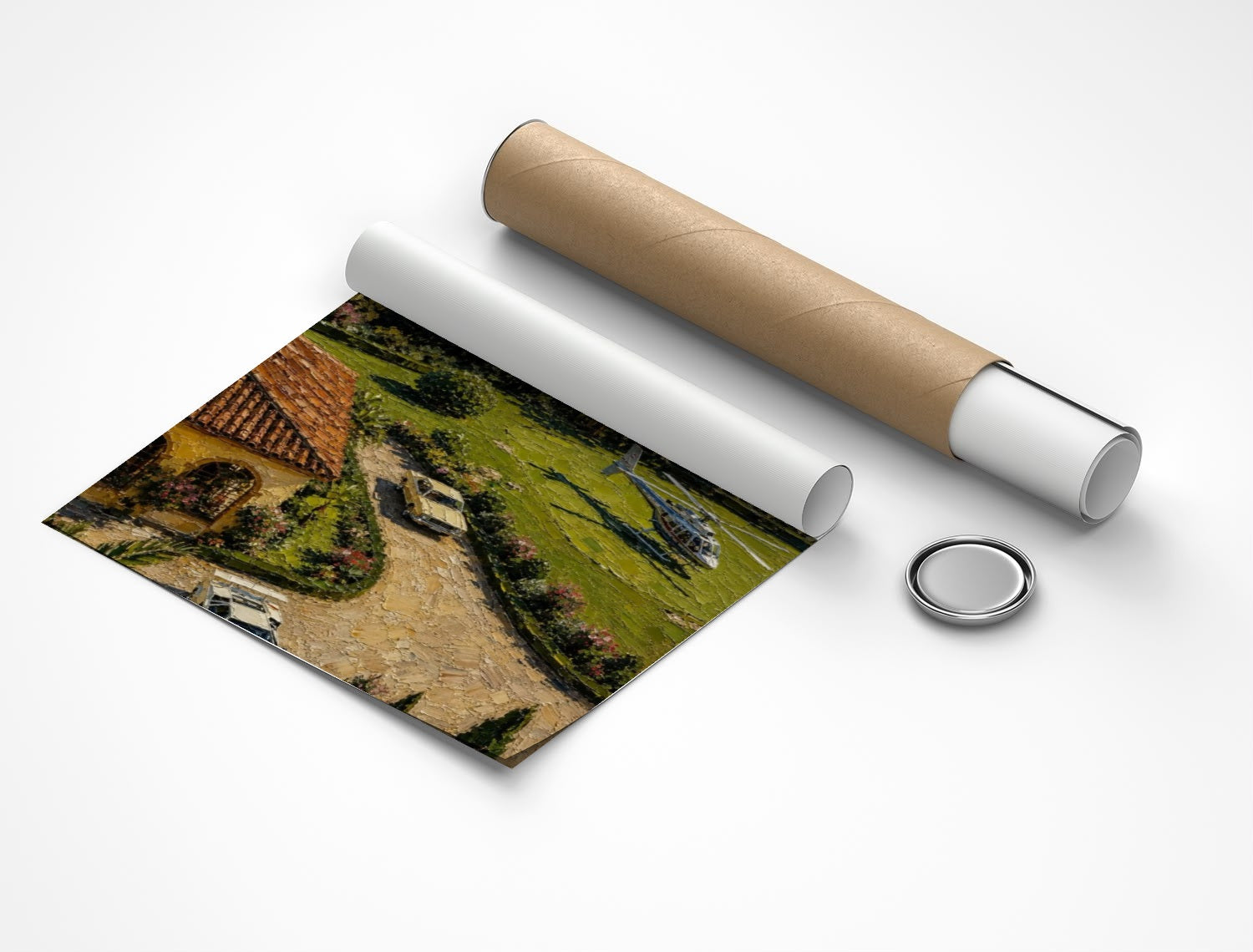 Rolled poster