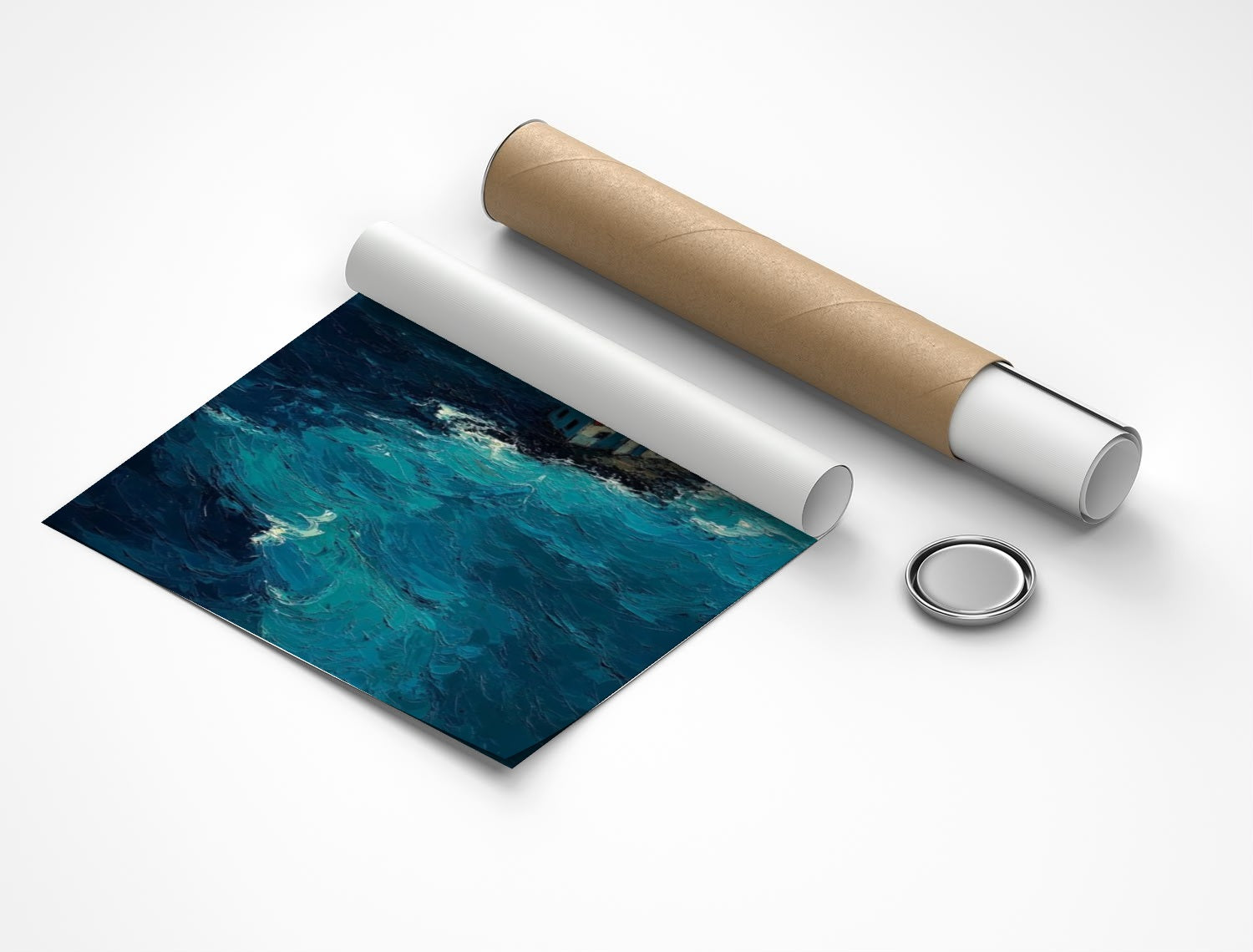 Rolled poster