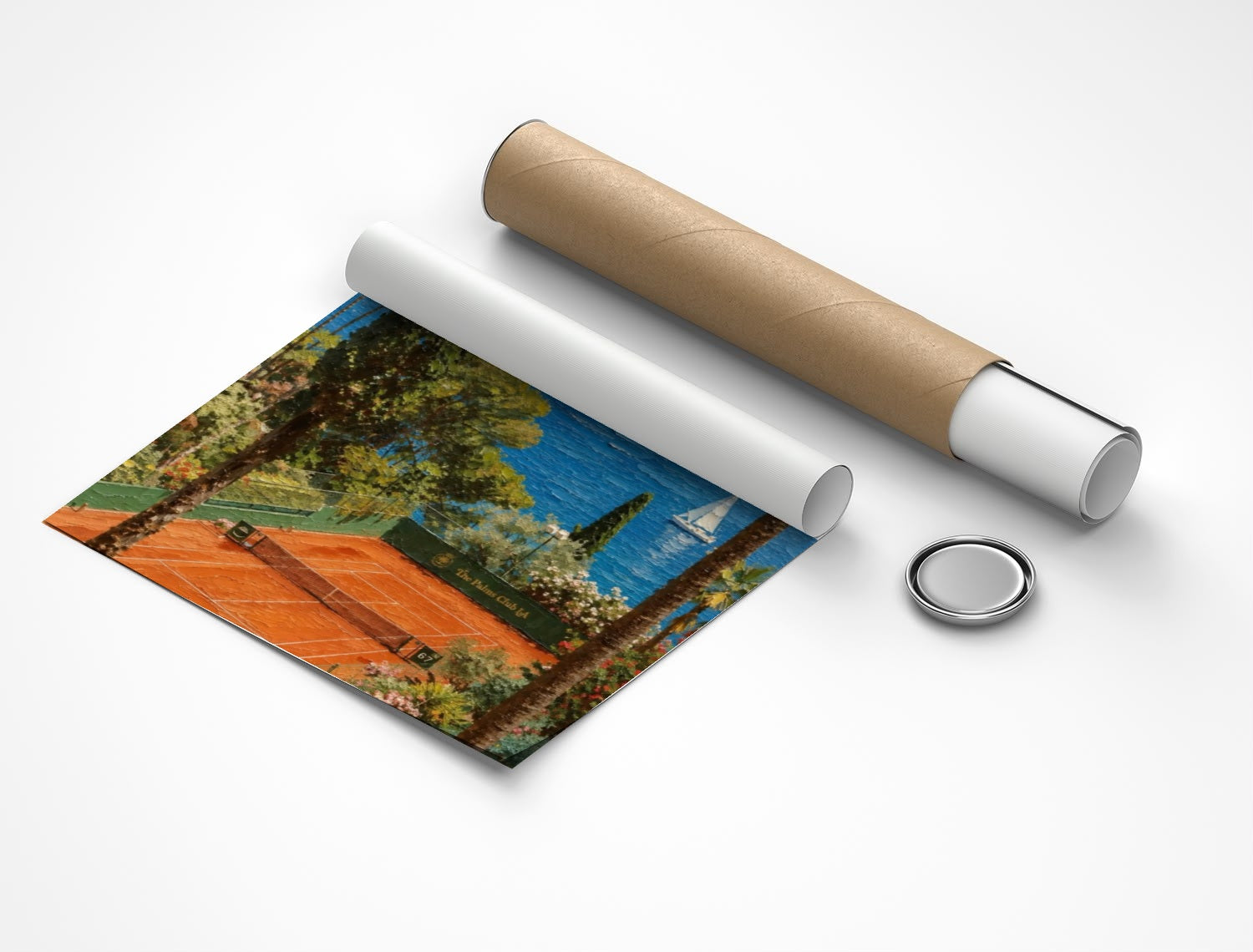 Rolled poster