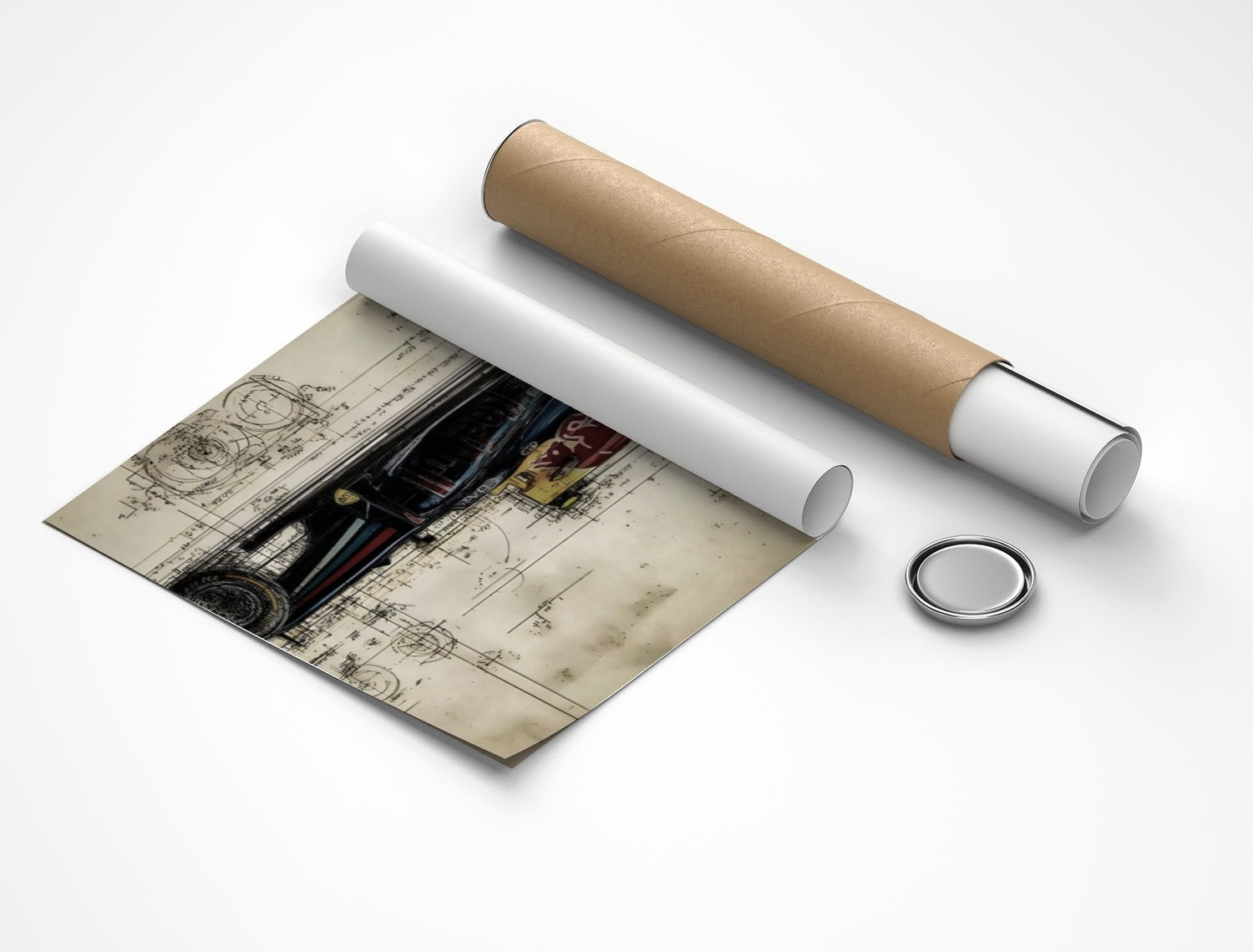 Rolled poster