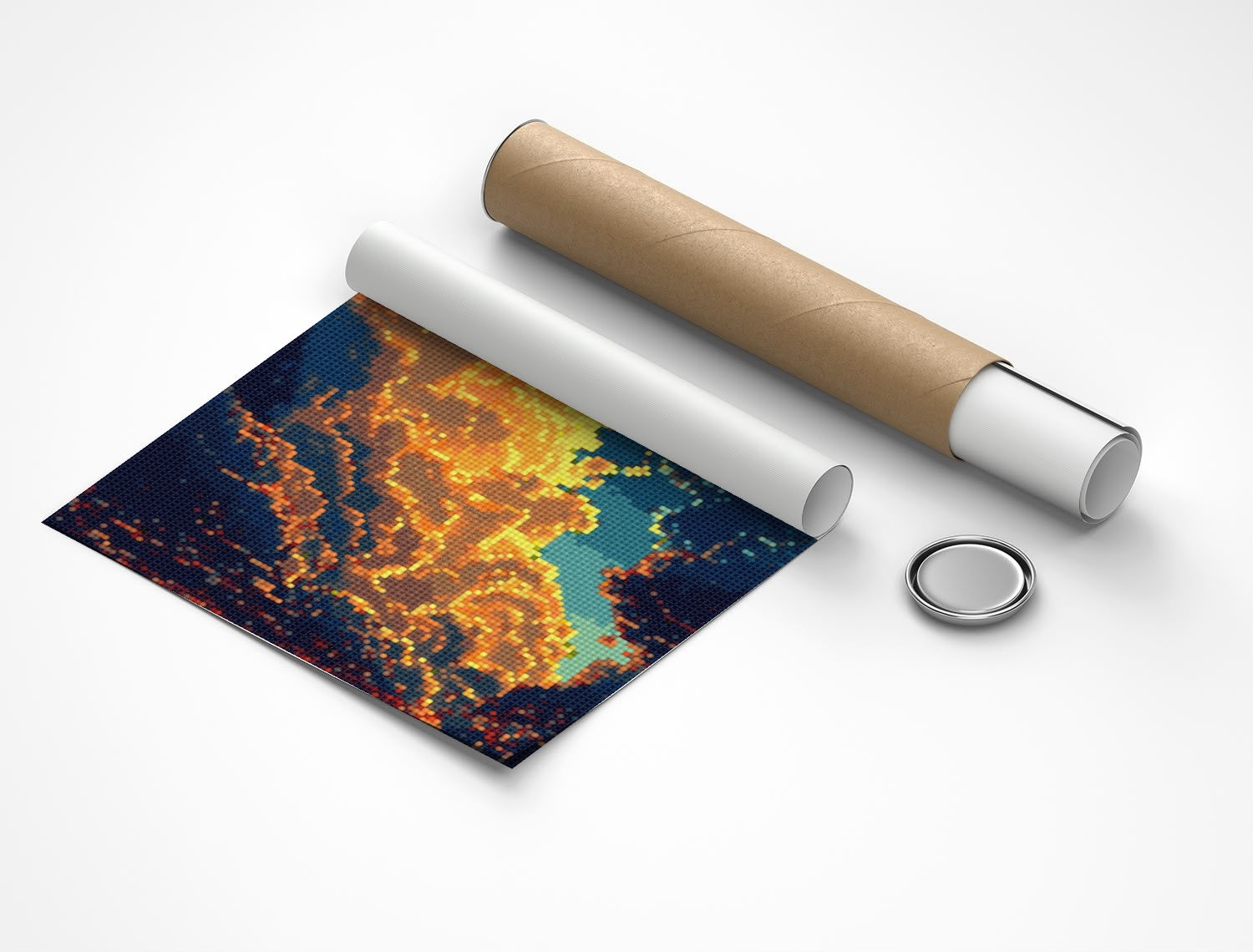 Rolled poster