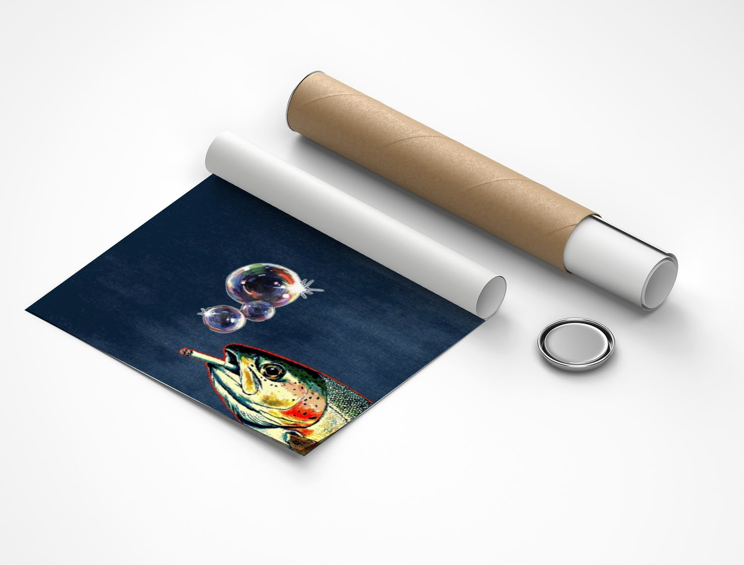 Rolled poster
