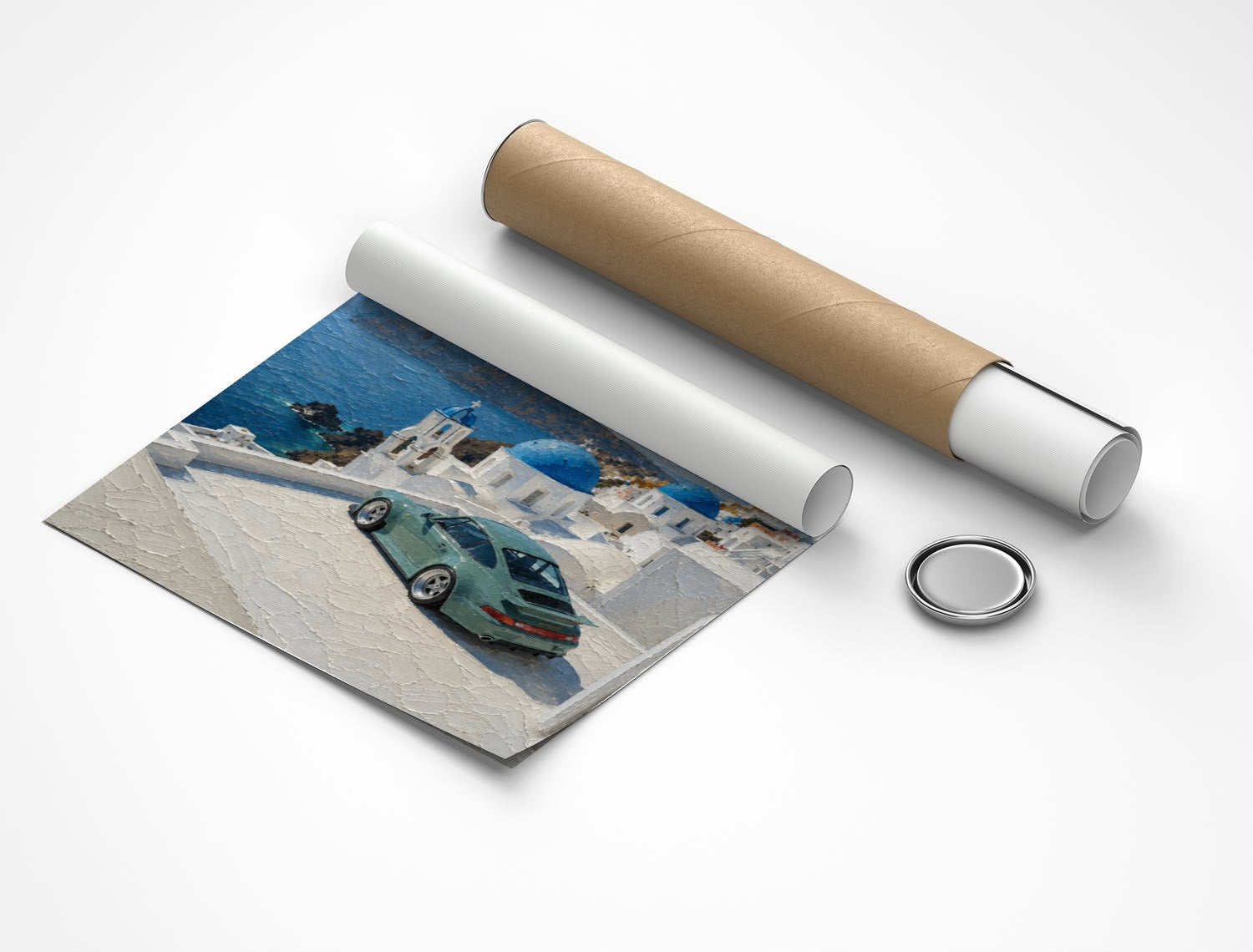 Rolled poster