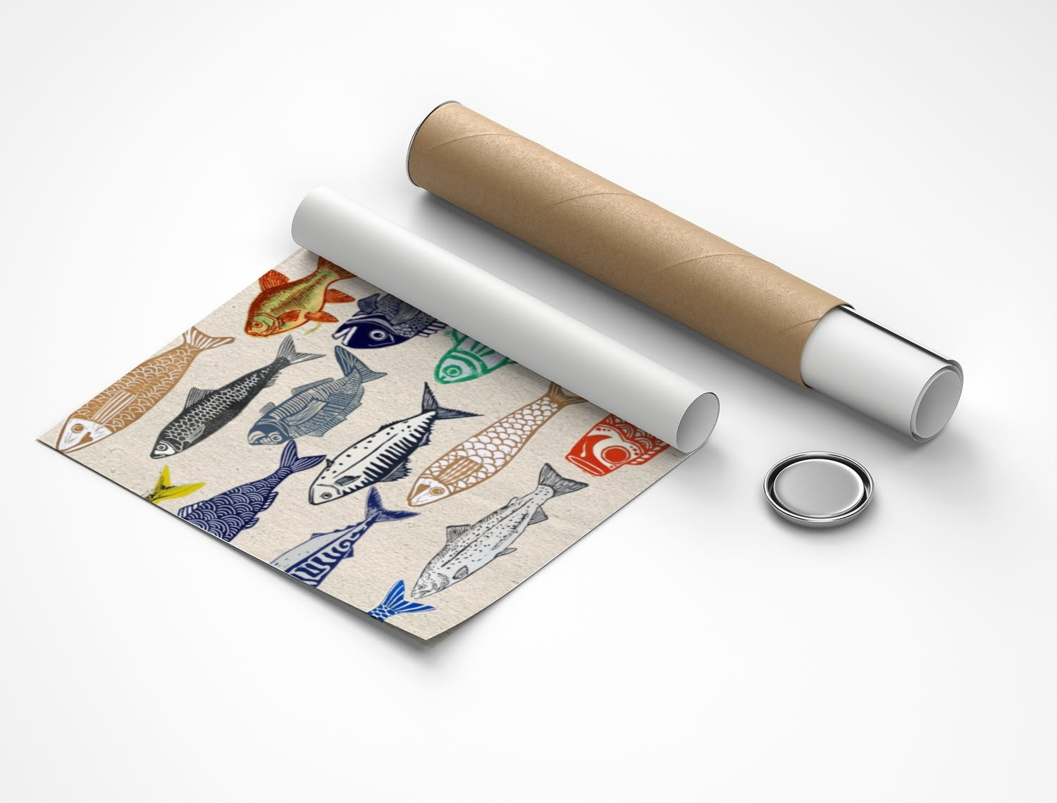 Rolled poster