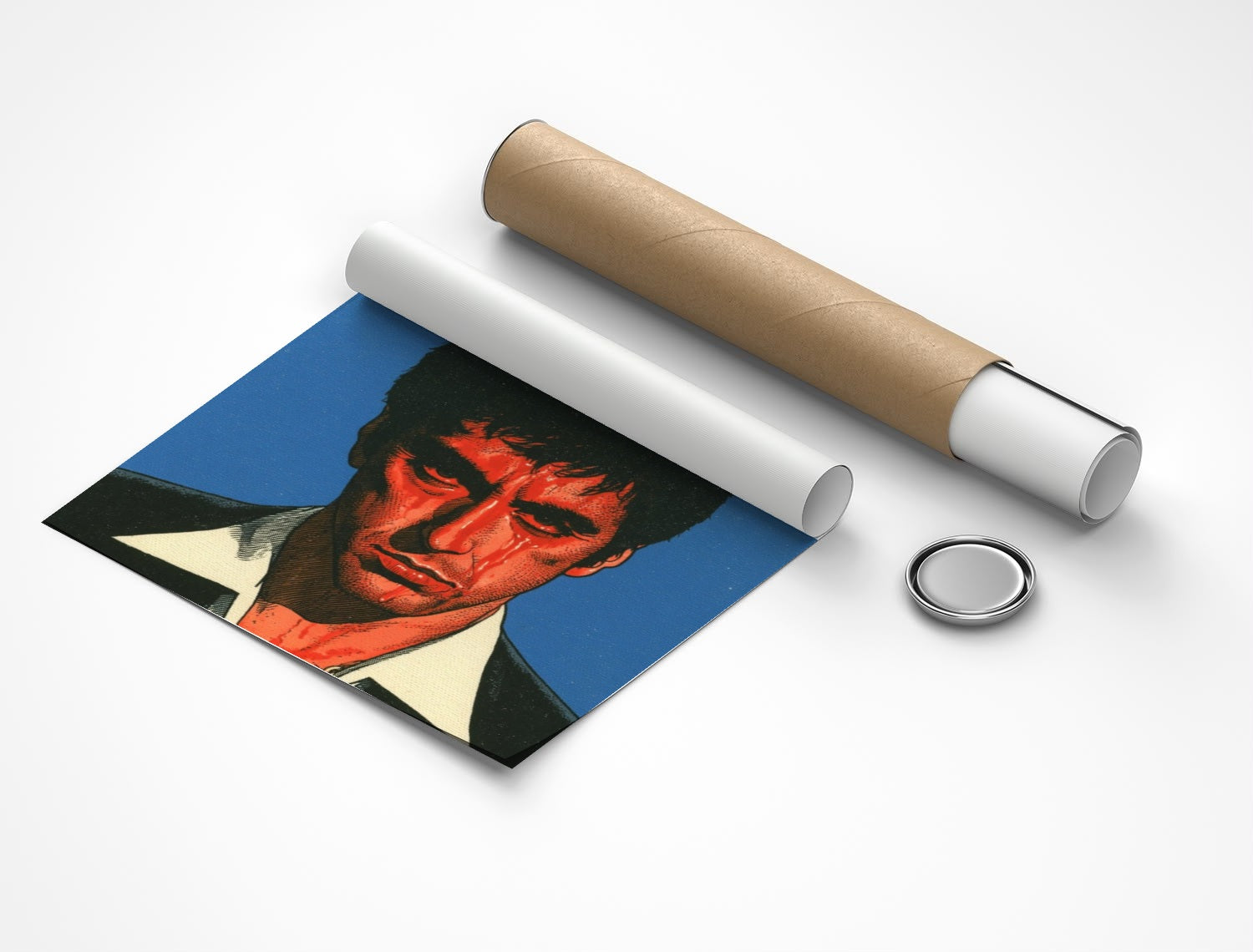 Rolled poster