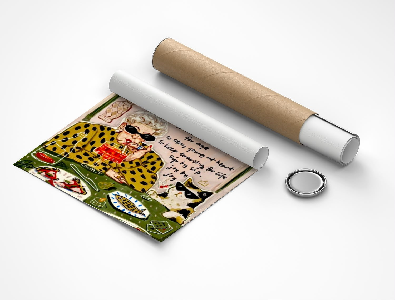 Rolled poster