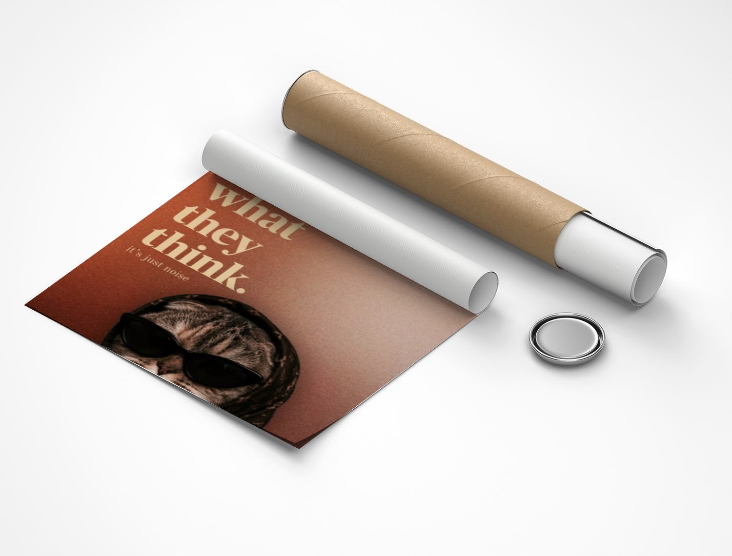 Rolled poster