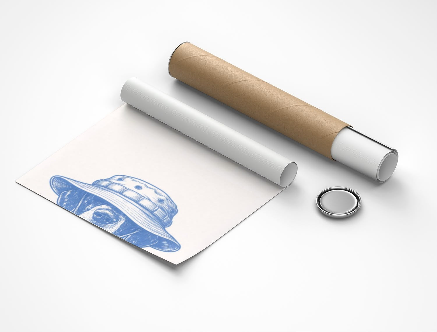 Rolled poster