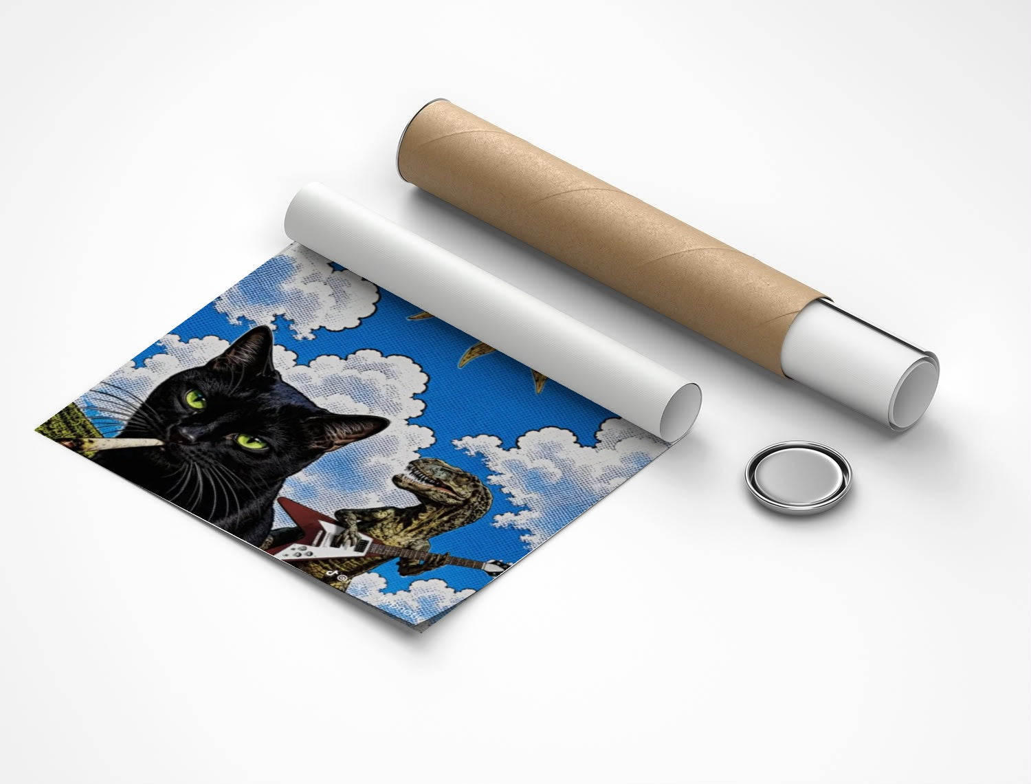 Rolled poster