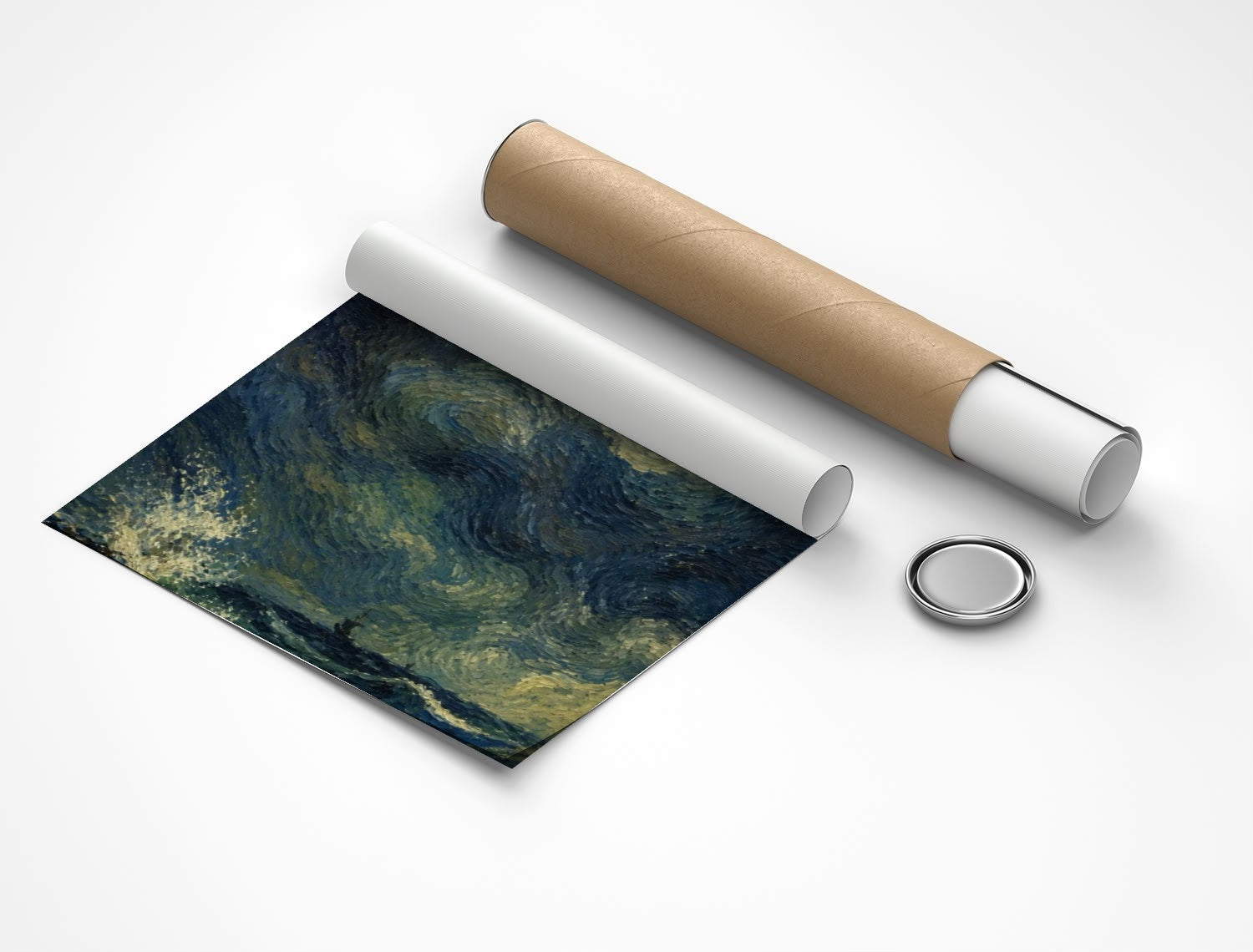 Rolled poster